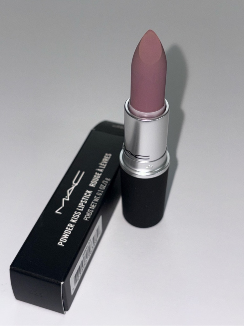 NEW MAC Cosmetics Powder Kiss Lipstick • Ripened Muted Mauve Pink *Discontinued*